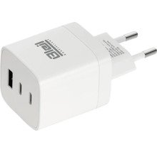 BLeil Kabel+Licht nätadapter med USB- och USB-C-portar