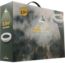 Förpackning för elektrisk golvvärme med en yta på 2,5 kvadratmeter