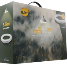 Förpackning för elektrisk golvvärme med en yta på 5,5 kvadratmeter.