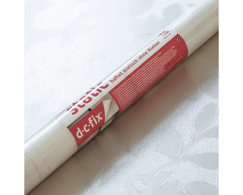 Rulle transparent, statisk häftande film från d-c-fix