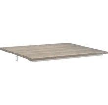 Bänkskiva JUNGBORN Sedici valnöt borstad matt tvättställs-skiva 61x50 cm