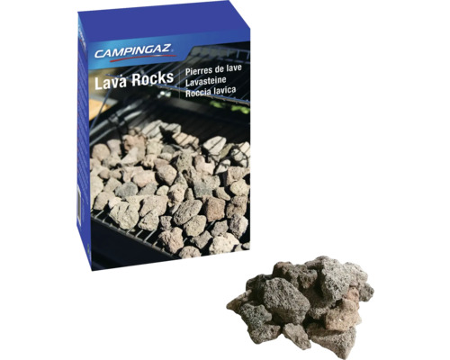 Campingaz lavastenar för gasolgrillar i kartong och lösvikt