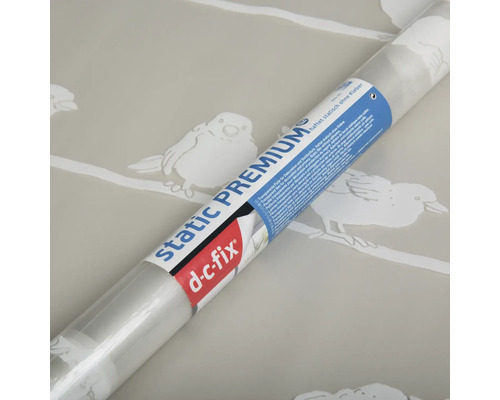 Rulle transparent statisk fönsterfilm med fågelmotiv