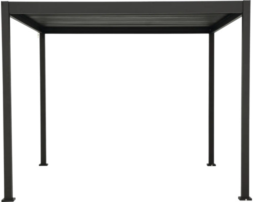 Fristående terrassmarkis med lamelltak