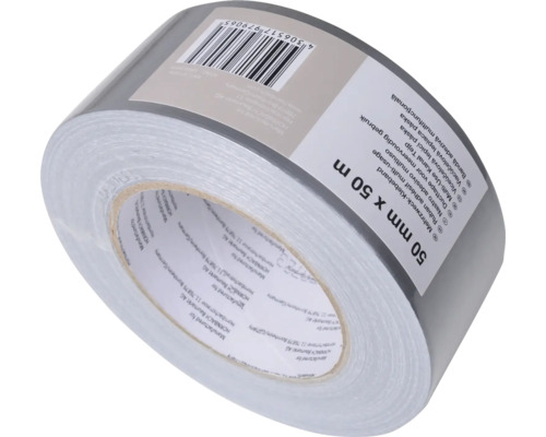 Grå vävtejp, 50 mm x 50 m