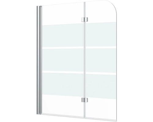 Duschvägg i glas med beslag