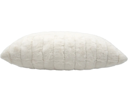 Dekorativ kudde med pälsstruktur