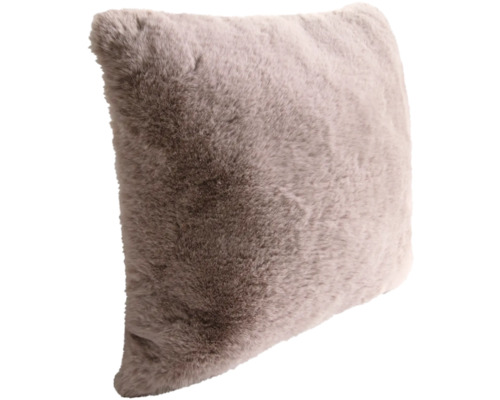Dekorativ kudde med pälsimitation