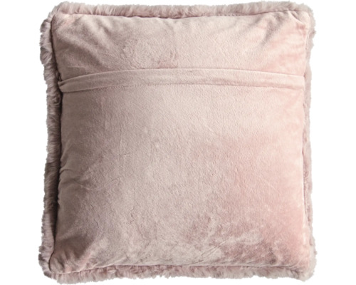 Prydnadskudde med pälskant