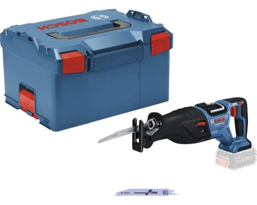 Bosch Professional batteridriven tigersåg med verktygslåda