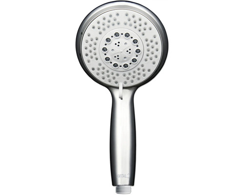 Duschhandtag AVITAL Milanos eco rund krom blank Ø 120 mm 5-olika inställningar Handdusch