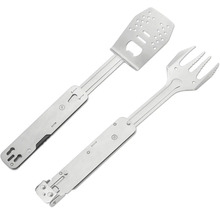 Grillbestickset med stekspade och gaffel i rostfritt stål