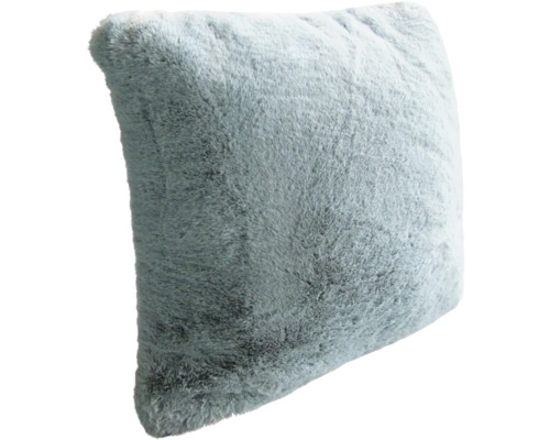 Fyrkantig kudde med pälsutseende