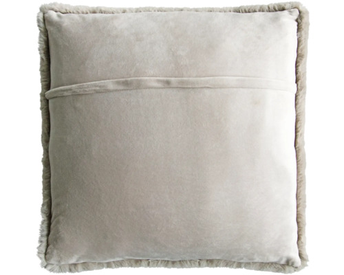 Fyrkantig prydnadskudde med fransar