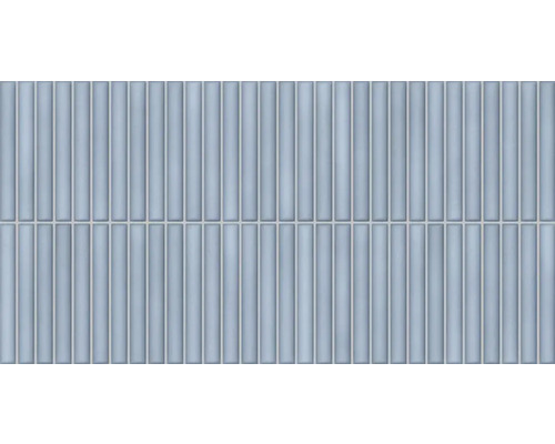 Dekorkakel GAYA FORES Deco Lingot blue blå blank 32x62,5x0,9cm Rektangulära plattor, vertikalt placerade