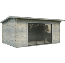Friggebod PALMAKO Ines 13,7m² Slide grå