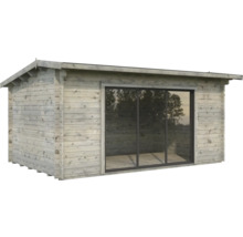Friggebod PALMAKO Ines 13,7m² Slide Plus grå