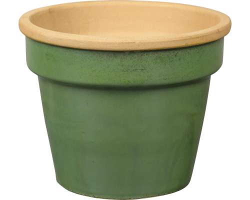 Grön blomkruka i keramik