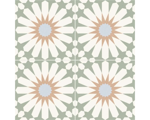 Kakel med geometriskt mönster för golv eller vägg