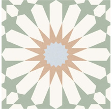 Dekorativ platta med geometriskt stjärnmönster för vägg- och golvdesign