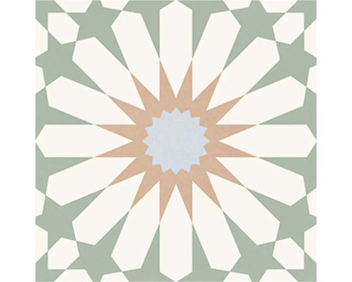 Dekorativ platta med geometriskt stjärnmönster för vägg- och golvdesign