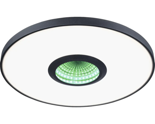 Rund taklampa med infinityeffekt