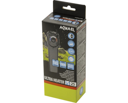 Aquael Ultra Heater DN25 akvarievärmare i förpackning