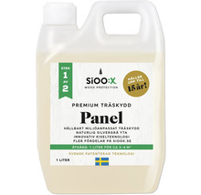 Sioo:x Träskydd Panel, 1 liter, premium träskydd för utomhusbruk