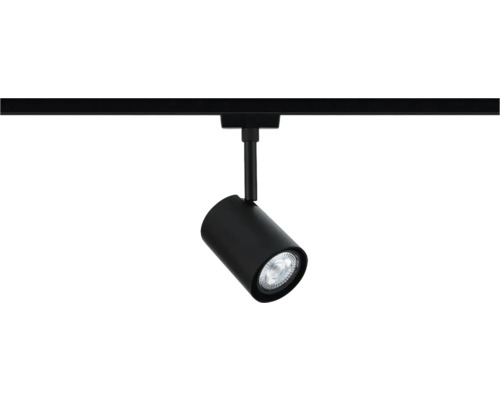 Svart LED-spotlight för skensystem