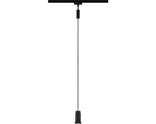 Svart pendelarmatur för strömskenor