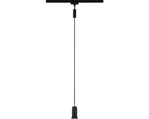 Svart hänglampa med kabelupphängning