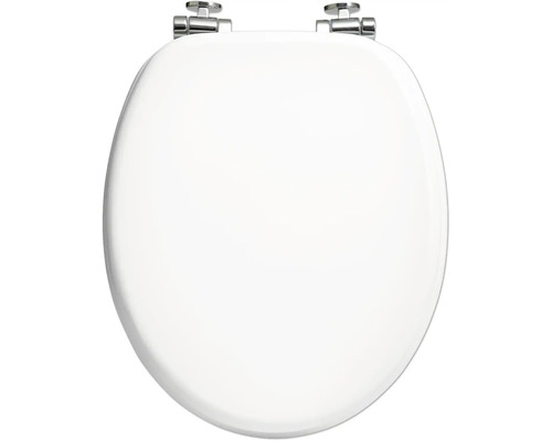 Toalettsits med mjukstängning KAN universal peach vit blank oval