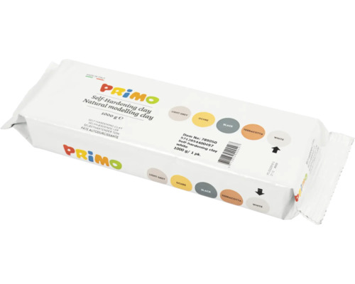 Primo självhärdande, naturlig modellera, 1000 gram