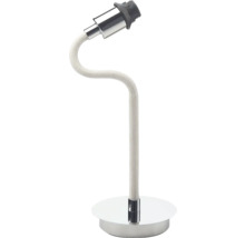 Bordslampa med textilsladd och metallfot