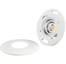 Vit LED infälld spotlight med bländskydd