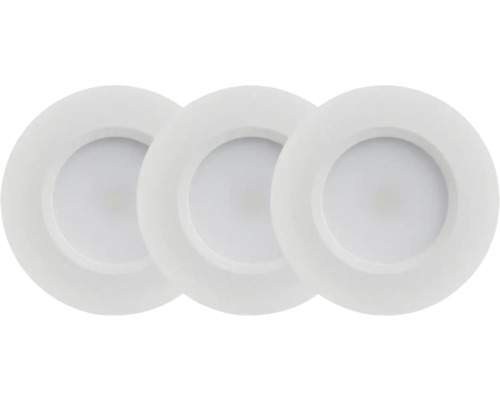 Downlight DESIGNLIGHT 3-pack bänklampa