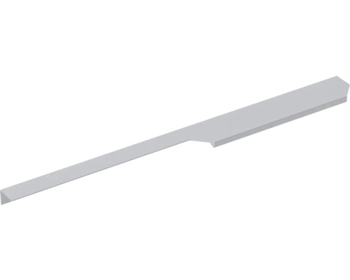 Kanthandtag JUNGBORN krom aluminium möbelhandtag höger 39,8x1,7x4,0 cm Grepplist för möbler