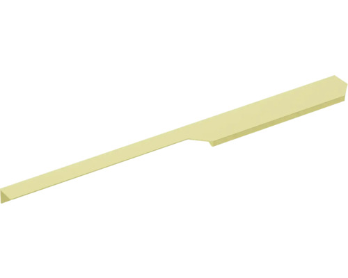 Kanthandtag JUNGBORN guld aluminium möbelhandtag höger 39,8x1,7x4,0 cm Träspatel för färgblandning