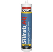 Soudal Silirub AQ silikonpatron för akvarium