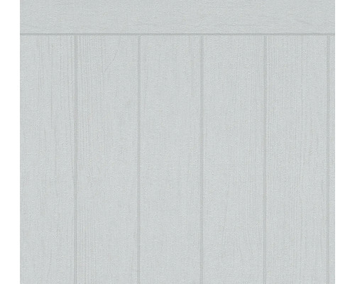 Sockel bård A.S. CRÉATION nowo panel träoptik ljusgrå 500x106cm Ljus träpanel tapet för interiörer