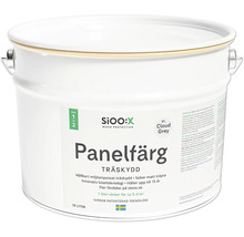 Hink med ljusgrå träfärg för panel