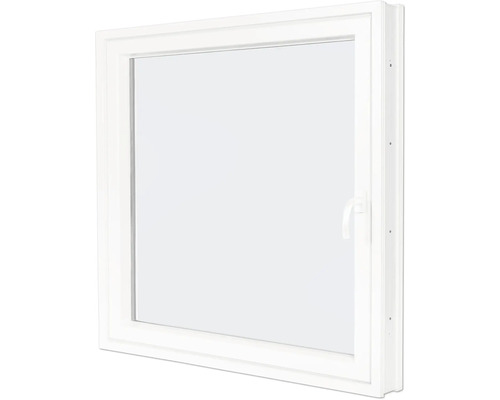 Inåtgående fönster WASAFÖNSTER PVC 2-glas dreh-kipp vit 8x8 vänster