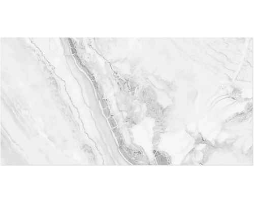 Mönster av en vit marmorplatta med grå ådring