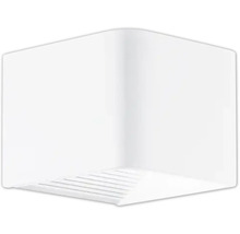 Fyrkantig vägglampa av metall