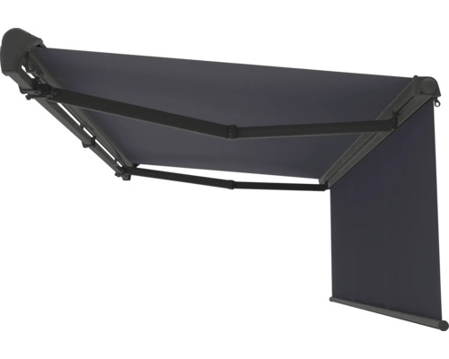 Utfälld markis med vikarm och kappa