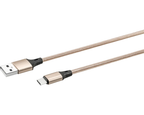 USB A-kontakt till USB C-kontakt kabel