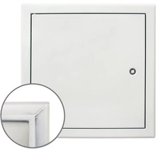 Inspektionslucka av metall med fyrkantlås