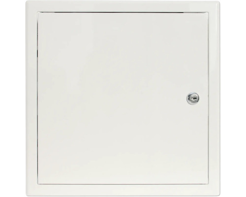 Inspektionslucka RUG SEMIN Softline vit 500x500mm låsbar Inspektionslucka med lås