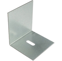 Metallvinkel med avlångt hål för fastsättning