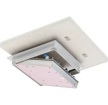 Inspektionslucka med fällmekanism